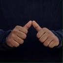 ISL Sign for A