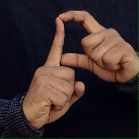 ISL Sign for D