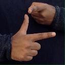 ISL Sign for J
