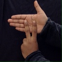 ISL Sign for N