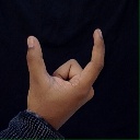 ISL Sign for U